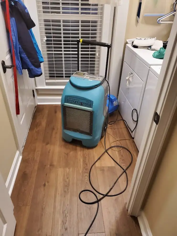Commercial dehumidifier deployed for Flood Damage Cleanup in Somers Point